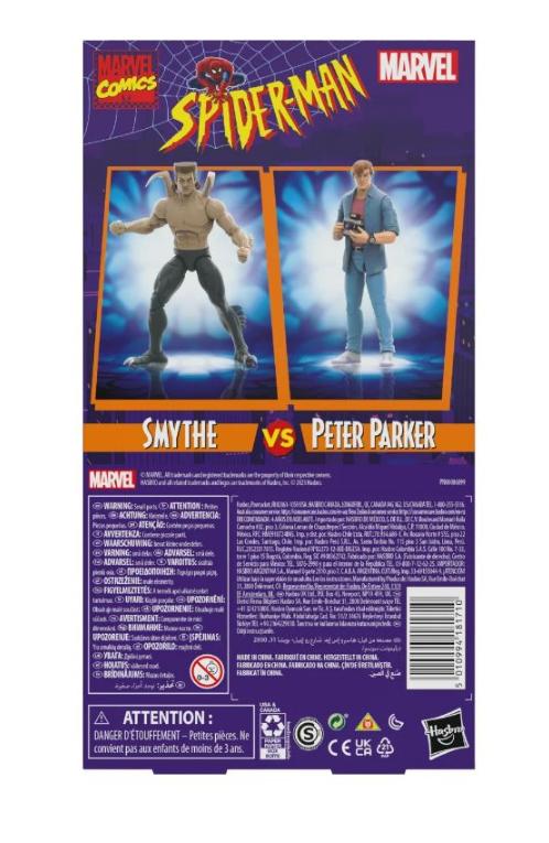 Marvel Legends X-MEN 90s VHS Animated Series　Smythe vs Peter Parker 6-Inch Action Figure 2-Packの画像