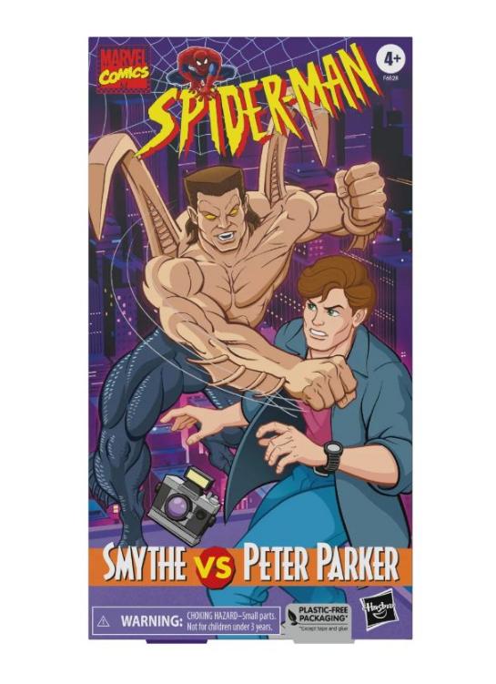 Marvel Legends X-MEN 90s VHS Animated Series　Smythe vs Peter Parker 6-Inch Action Figure 2-Pack画像