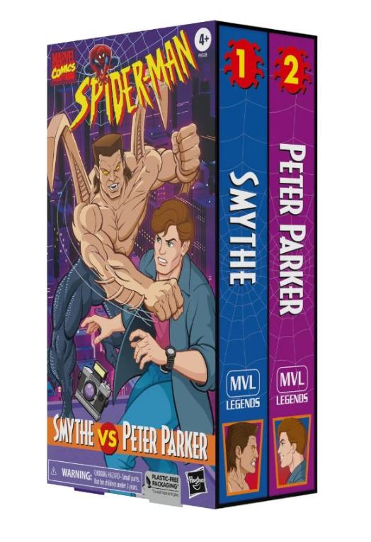 Marvel Legends X-MEN 90s VHS Animated Series　Smythe vs Peter Parker 6-Inch Action Figure 2-Packの画像