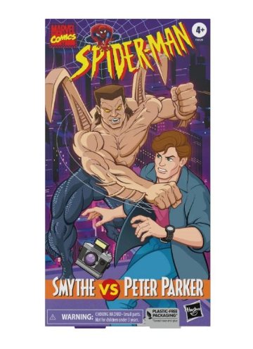 Marvel Legends X-MEN 90s VHS Animated Series　Smythe vs Peter Parker 6-Inch Action Figure 2-Packの画像