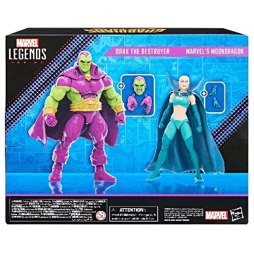 Marvel Legends GotG Drax the Destroyer and Marvel's Moondragon 6-Inch Action Figure 2-Pack画像