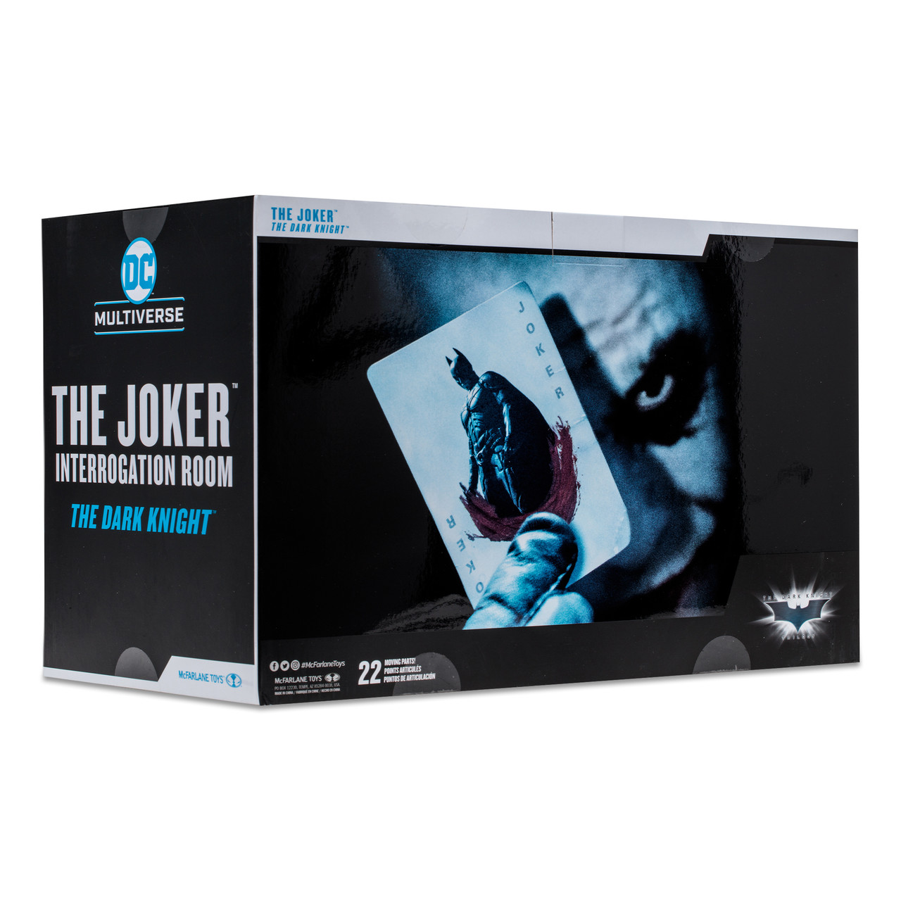McFarlane DC Multiverse The Joker Interrogation Room(The Dark Knight) Gold Label 7-Inch Action Figur画像