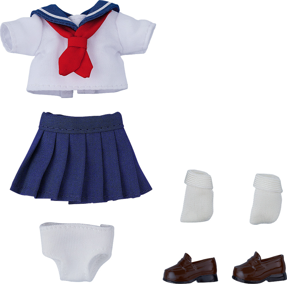 ねんどろいどどーる おようふくセット セーラー服 半袖(ネイビー)の画像