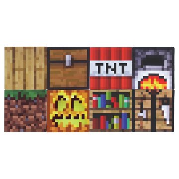 Minecraft Block Coasters 8-Pack画像