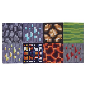 Minecraft Block Coasters 8-Pack画像