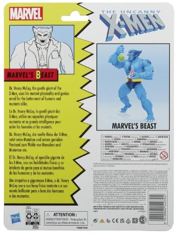 Marvel Legends Retro Cardback The Uncanny X-Men Marvel's Beast 6-Inch Action Figure画像