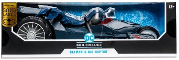 McFarlane DC Multiverse Batman & Bat-Raptor(The Batman Who Laughs) Gold Label 7-Inch Action Figur画像
