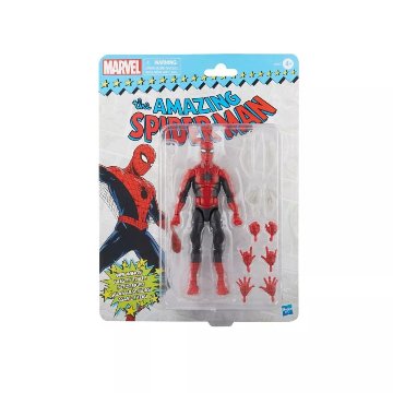 Marvel Legends Retro Cardback Amazing Spider-Man 6-Inch Action Figure画像