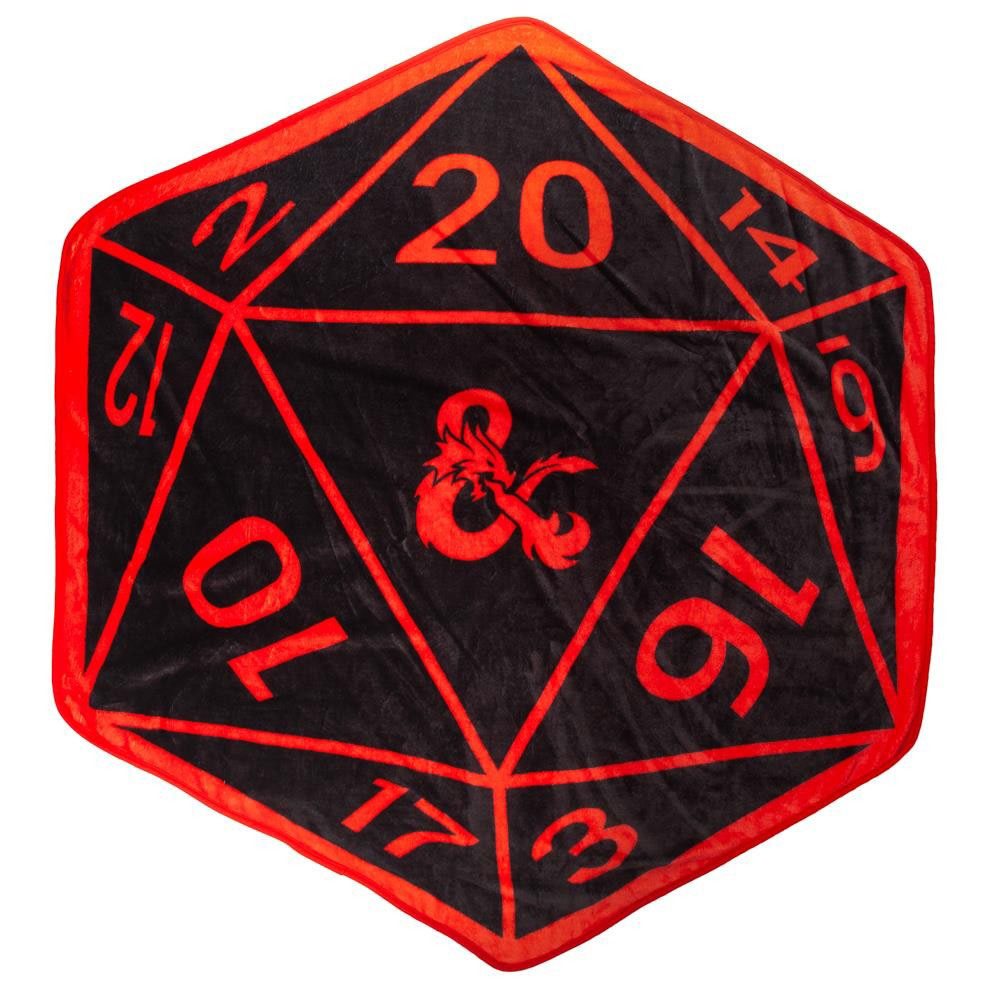 ダンジョンズ＆ドラゴンズ D&D Dungeons&Dragons D20ダイス風 ブランケットの画像