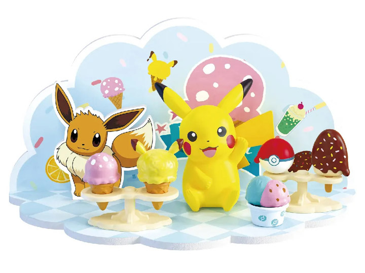 Pokemon Scene Series Pikachu Ice Cream Poke Ball Set画像