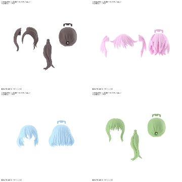 30MS オプションヘアスタイルパーツ Vol.9 全4種画像