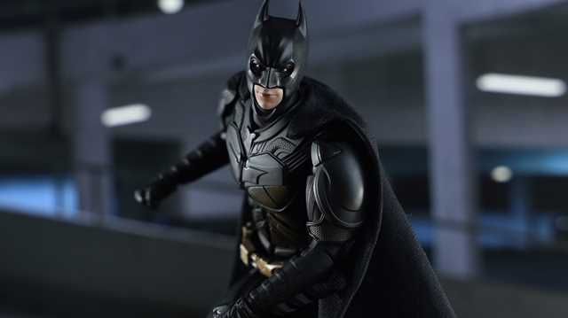 The Dark Knight Batman and Stand 1/12 Scale Model Kit画像