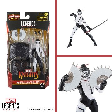 Marvel Legends BAF Mindless One MARVEL Knights Marvel's Lady Bullseye 6-Inch Action Figure 正規品の画像