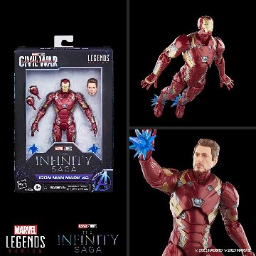 Marvel Legends Infinity Saga Iron Man Mark 46 6-Inch Action Figure画像