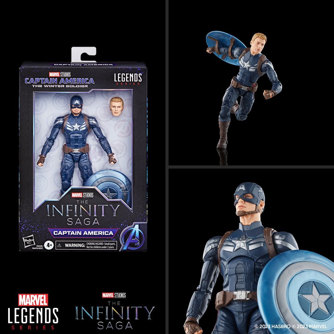 Marvel Legends Infinity Saga Winter Soldier Captain America 6-Inch Action Figure 正規品画像