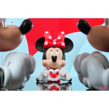 『ディズニー』ミニーマウス ラブ・ハンド ミニバストフィギュア画像