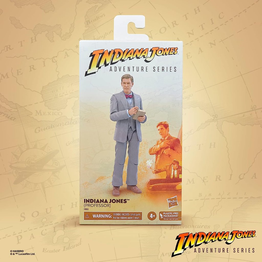 Indiana Jones Adventure Series Indiana Jones Professor 6-Inch Action Figure 正規品の画像