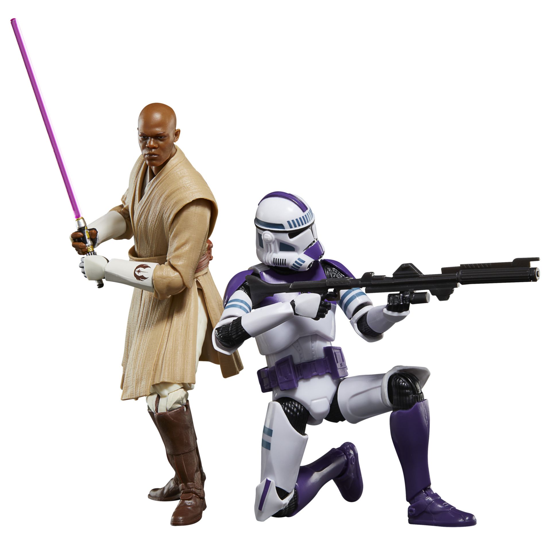 Star Wars TBS Clones of the Republc Mace Windu 187th Legion Clone Trooper 2-Pack画像