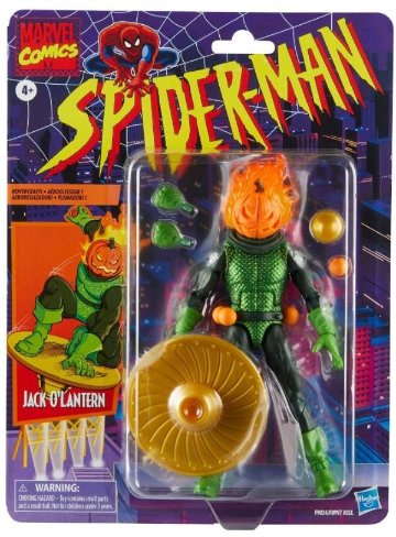 Marvel Legends Retro Cardback Spider-Man Comic Jack O'Lantern　6-Inch Action Figure画像