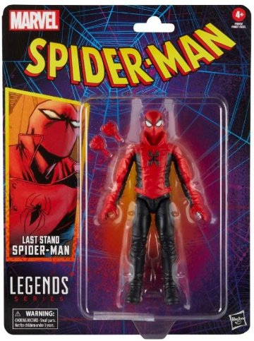 Marvel Legends Retro Cardback Spider-Man Comic Last Stand Spider-Man 6-Inch Action Figure画像
