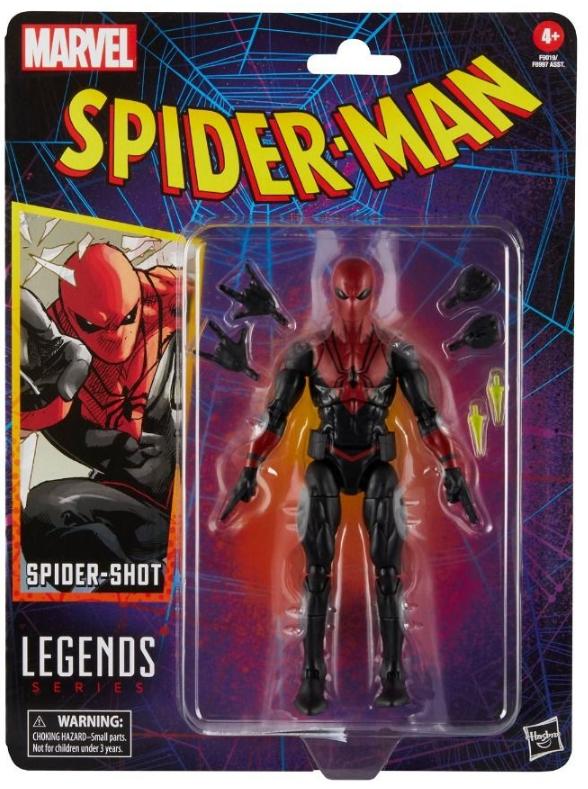 Marvel Legends Retro Cardback Spider-Man Comic Spider-Shot 6-Inch Action Figure画像