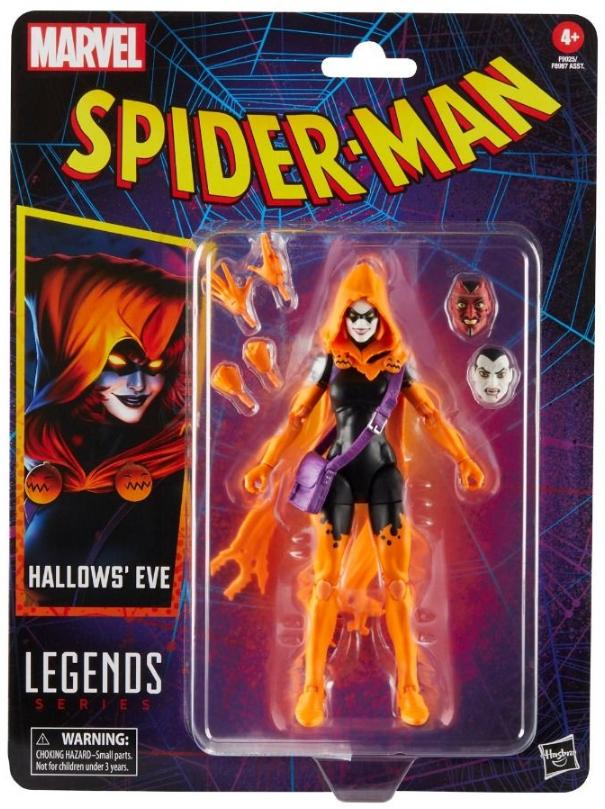 Marvel Legends Retro Cardback Spider-Man Comic Hallow's Eve 6-Inch Action Figure画像