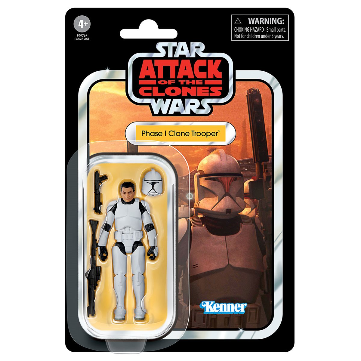 Star Wars TVC AotC Phase I Clone Trooper 3 3/4-Inch Action Figure 正規品画像
