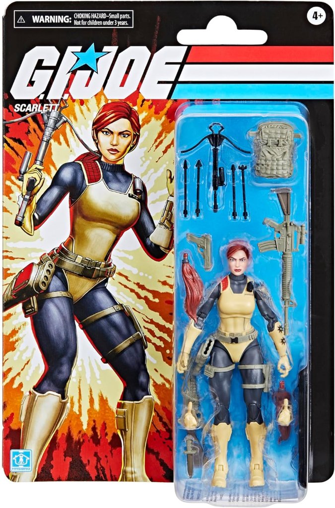 G.I. Joe Classified Series Retro Cardback Scarlett 6-Inch Action Figureの画像