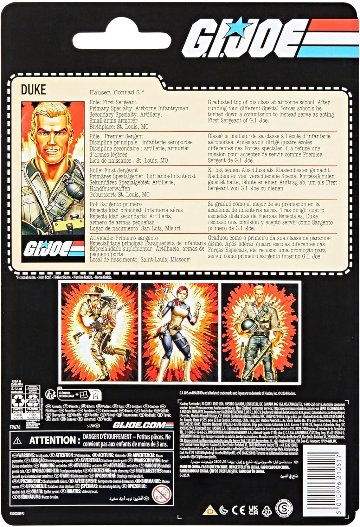 G.I. Joe Classified Series Retro Cardback Duke 6-Inch Action Figure画像