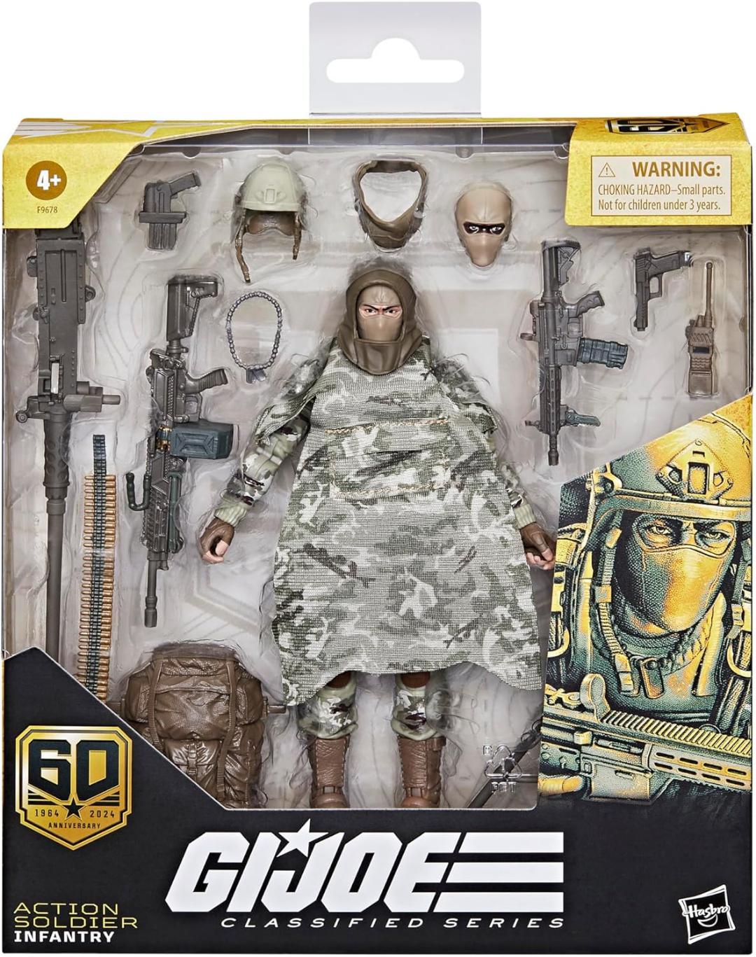 G.I. Joe Classified Series 60th Anniv Action Soldier Infantry 6-Inch Action Figure画像