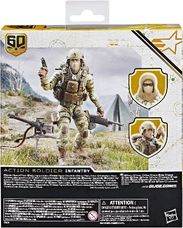 G.I. Joe Classified Series 60th Anniv Action Soldier Infantry 6-Inch Action Figure画像