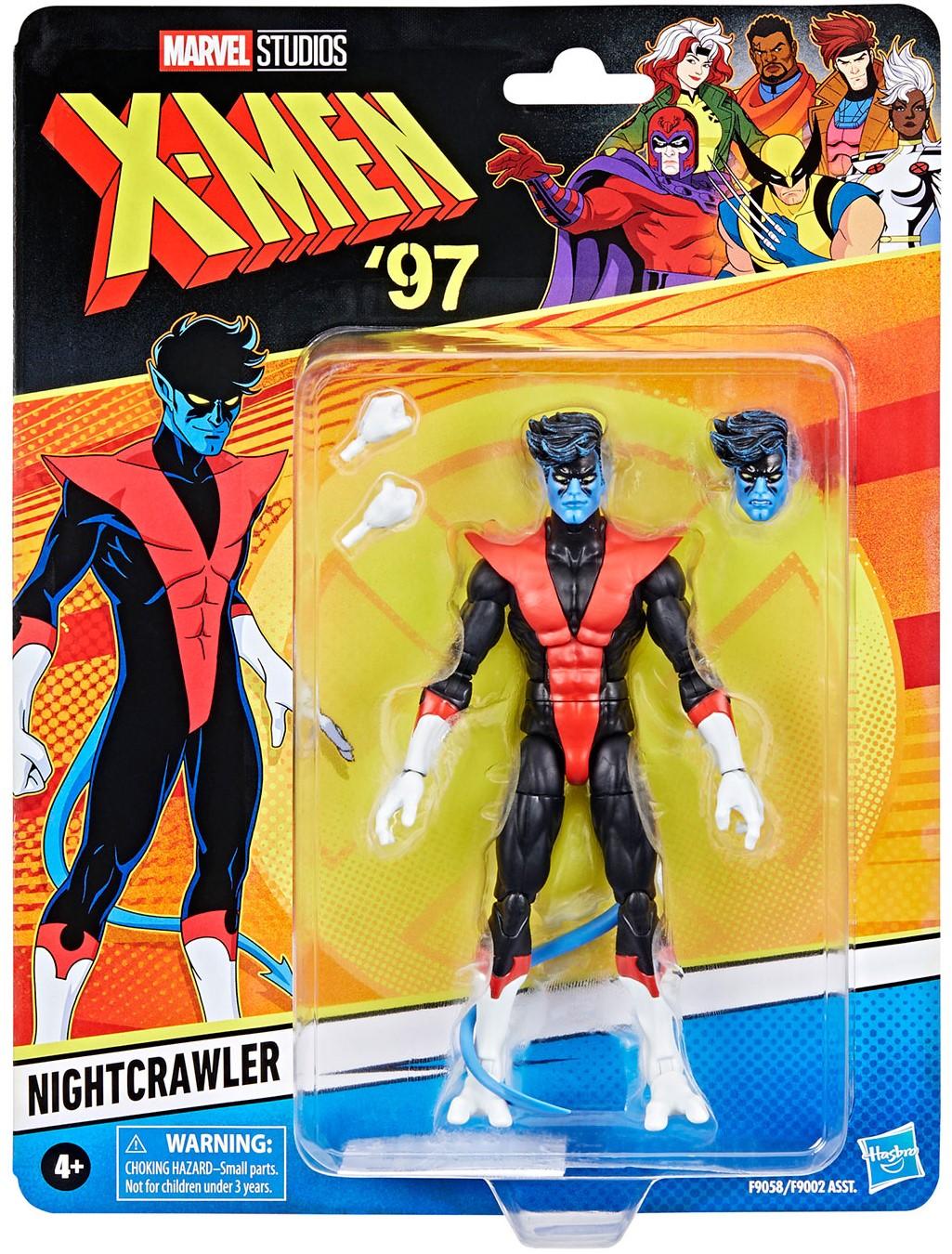 Marvel Legends Retro Cardback X-Men '97 Nightcrawler 6-Inch Action Figure画像