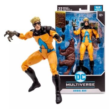 McFarlane DC Multiverse Animal Man(The Human Zoo)Gold Label 7-Inch Action Figure画像