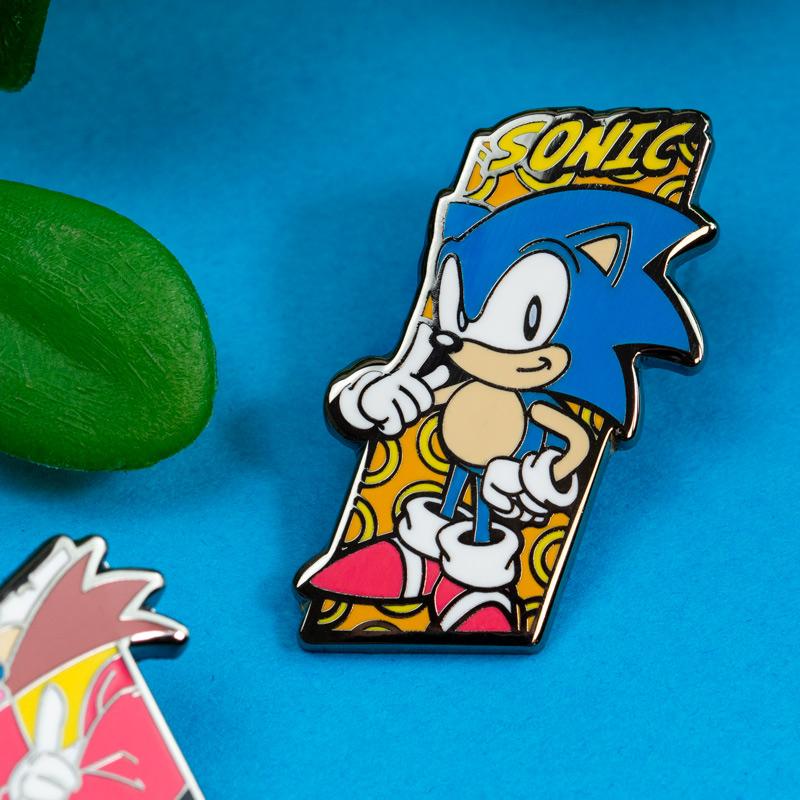 Pin Kings SEGA Sonic the Hedgehog Enamel Pin Badge Set 1.1 – Sonic & Dr. Eggman画像