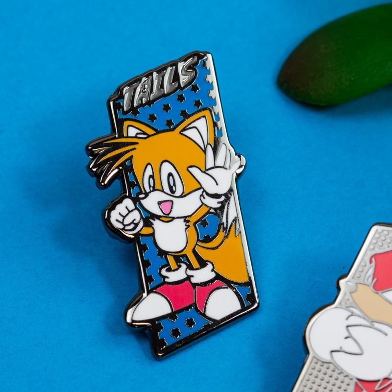 Pin Kings SEGA Sonic the Hedgehog Enamel Pin Badge Set 1.2 – Tails & Knuckles画像