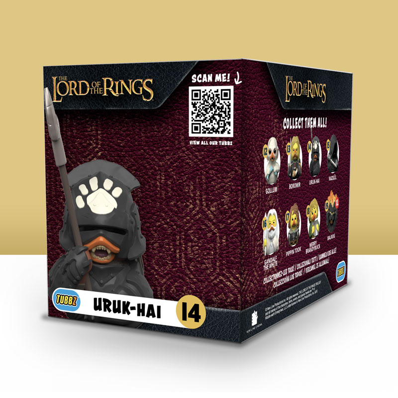 Official Lord of the Rings Uruk-Hai Pikeman TUBBZ (Boxed Edition)画像