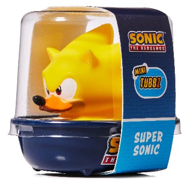 Official Sonic the Hedgehog Super Sonic Mini TUBBZ画像