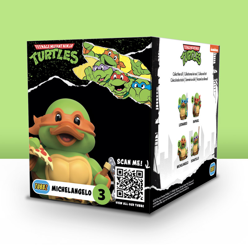 Official Teenage Mutant Ninja Turtles Michelangelo TUBBZ (Boxed Edition)画像
