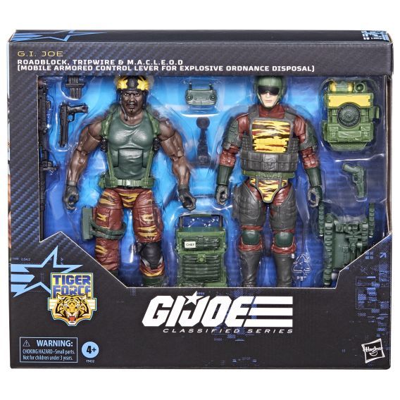 G.I. Joe Classified Series Tiger Force Roadblock, Tripwire & M.A.C.L.E.O.D(126) 6-Inch Action Figureの画像