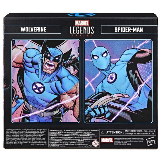 Marvel Legends Fantastic Four Wolverine and Spider-Man 6-Inch Action Figure 2-Pack画像