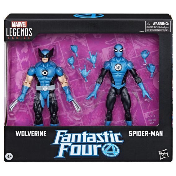 Marvel Legends Fantastic Four Wolverine and Spider-Man 6-Inch Action Figure 2-Pack画像