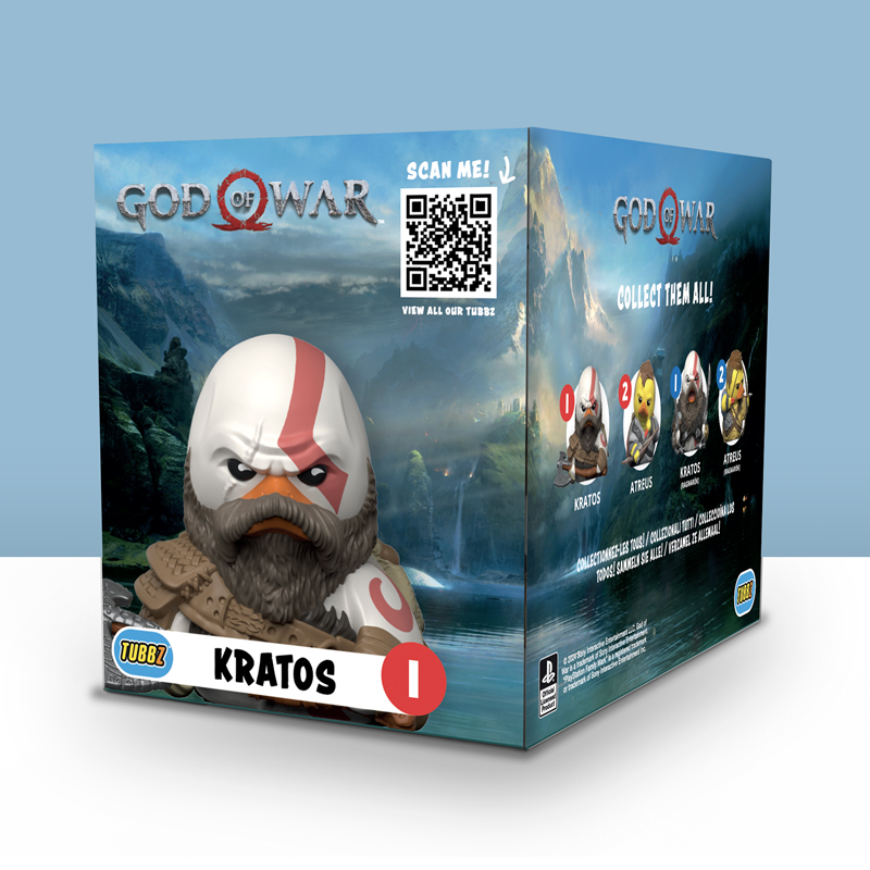 Official God of War Kratos TUBBZ (Boxed Edition)画像