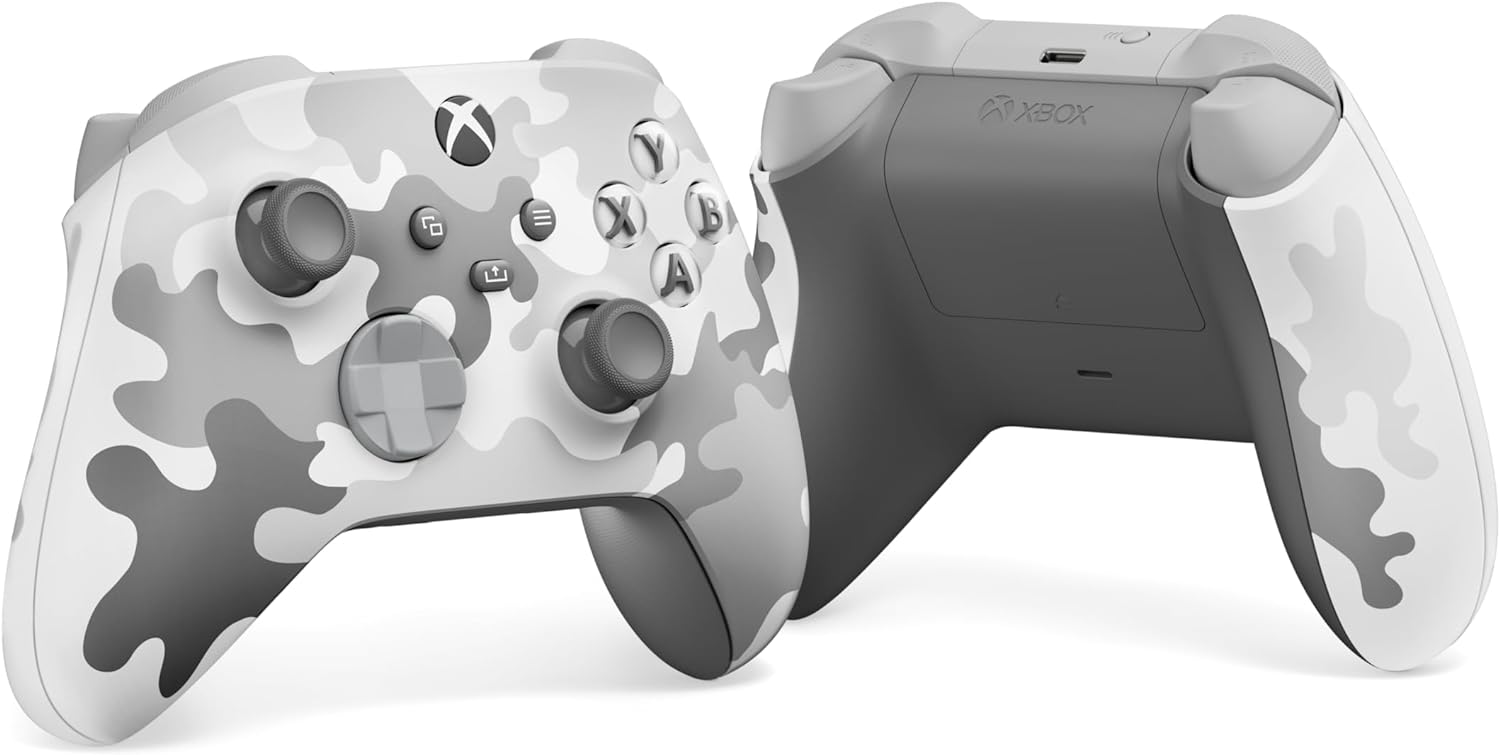 Xbox ワイヤレス コントローラー アークティック カモ画像