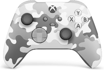 Xbox ワイヤレス コントローラー アークティック カモ画像