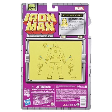 Marvel Legends Iron Man Comics Iron Man(Model 01-Gold) 6-Inch Action Figure画像