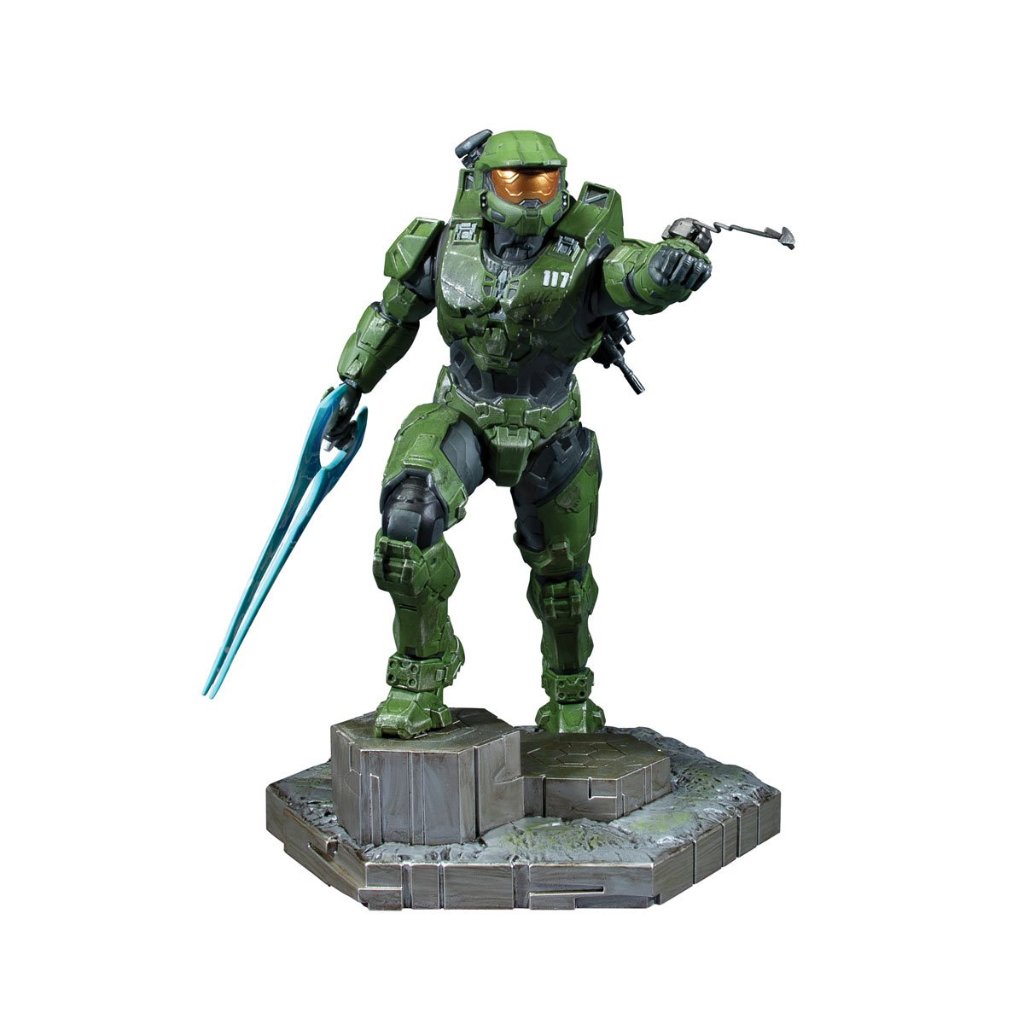 Halo Infinite: Master Chief With Grappleshot 10-Inch Statueの画像