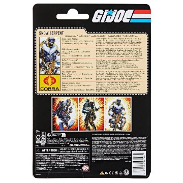 G.I. Joe Classified Series Retro Cardback Cobra Snow Serpent 6-Inch Action Figure画像