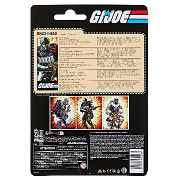 G.I. Joe Classified Series Retro Cardback Cobra Beach Head 6-Inch Action Figure画像
