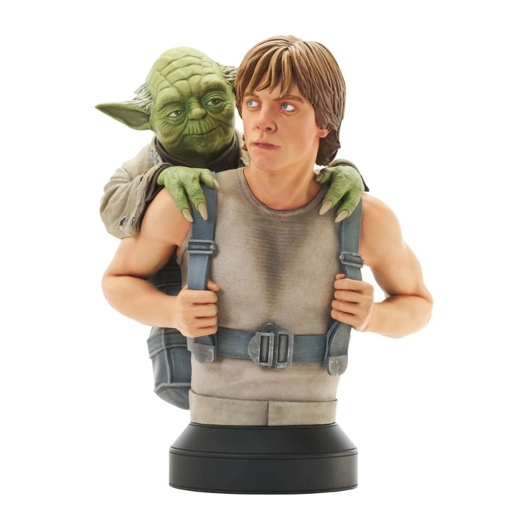 Star Wars: The Empire Strikes Back Luke Skywalker with Yoda 1:6 Scale Mini-Bustの画像