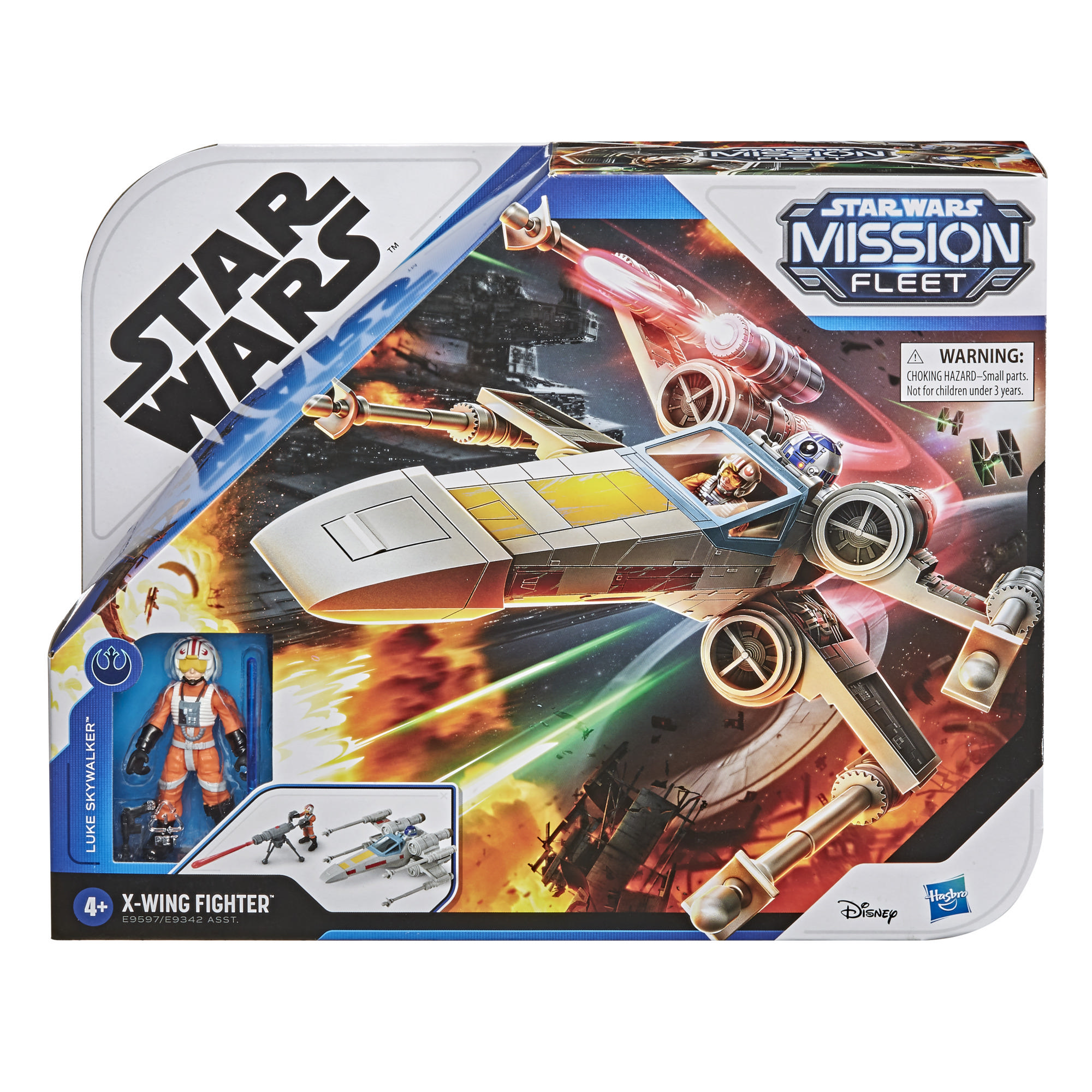 Star Wars Mission Fleet Stellar Class Luke Skywalker X-Wing Fighter画像